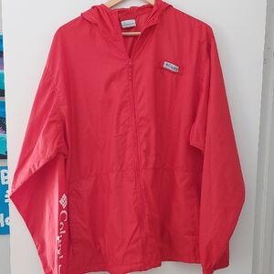 Columbia Mens Red Light Weight Windbreaker NWOT